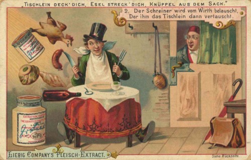 The carpenter is overheard by the innkeeper