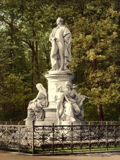 The Goethe Monument in Berlin