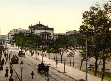 Wilhelm Square and Theatre in Poznan