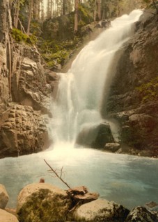 The Zacke Falls in the Krkono?e Mountains