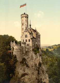 Lichtenstein Castle in Baden-Württemberg
