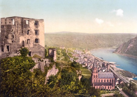Schönburg Castle on the Rhine and Oberwesel