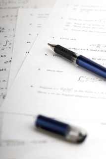 Algebra exam questions with rough written answers