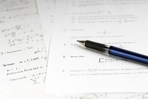 Algebra exam questions with rough written answers