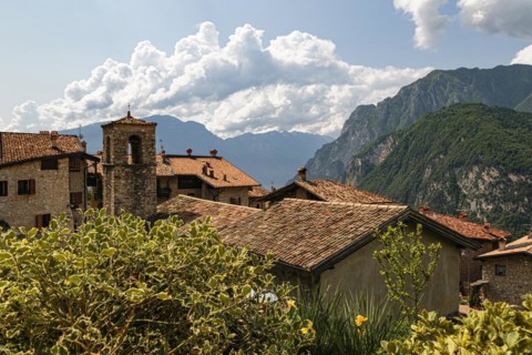 The village of Calvola in the municipality of Riva del Garda in the province of Trentino in northern Italy Europe
