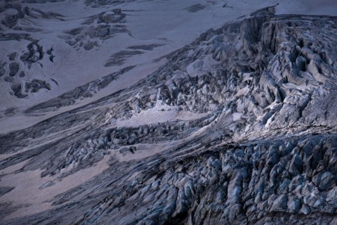 Glacier recession in the Austrian Alps