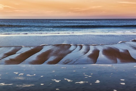 Evening sky at the North Sea