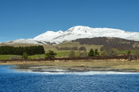 The Monts Dore in winter