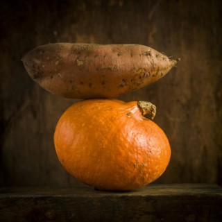 Sweet potato and pumpkin