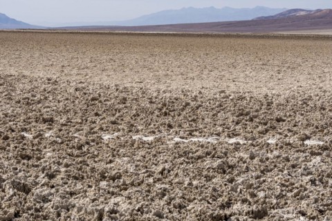 Salt flats near Badwater