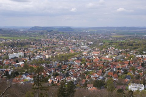 View of Bad Harzburg from the Burgberg