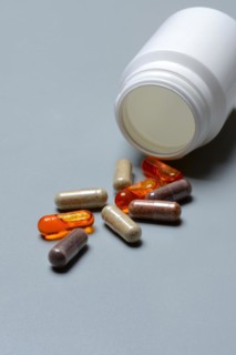 Capsules with food supplements