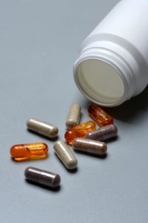 Capsules with food supplements