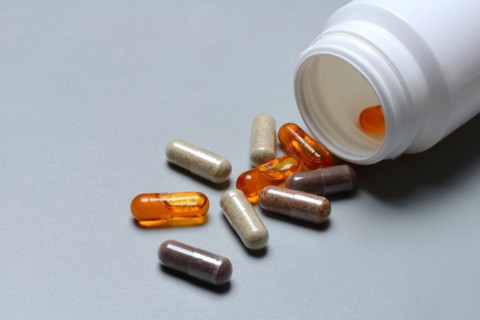 Capsules with food supplements