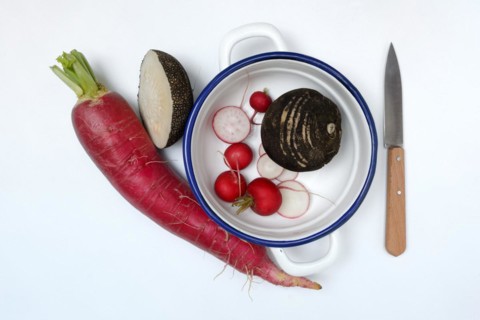 Red and black radish