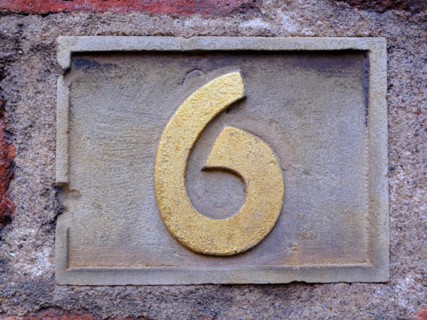 House number plate