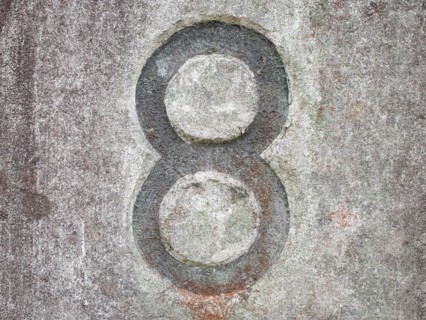 Vintage number 8