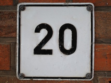 House number plate