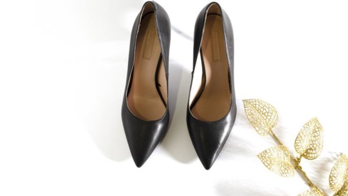 Classical black shoes