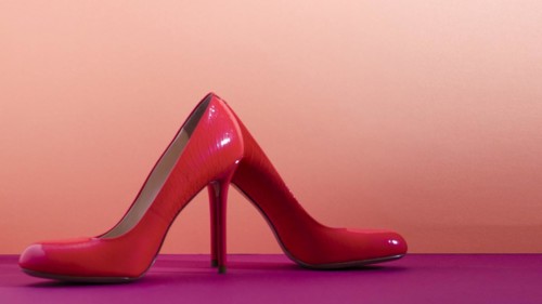 Elegant classic shoes close-up