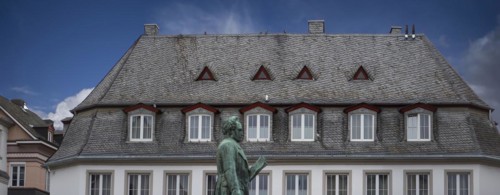 House with slate roof