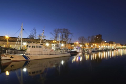 Jetty for boats and yachts in Klaipeda