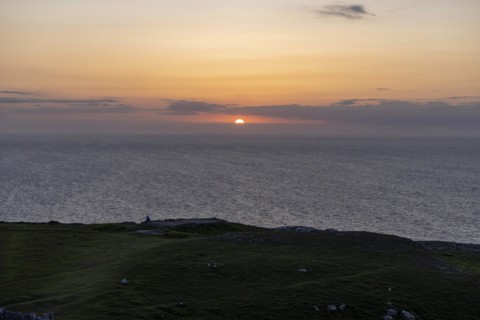 Sunset by the sea