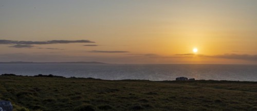 Sunset by the sea