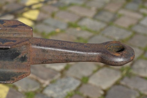 Trailer coupling on a truck trailer