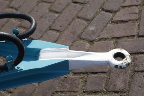 Trailer coupling on a truck trailer