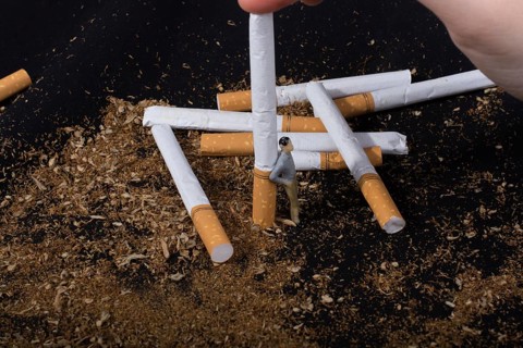 World No Tobacco Day poster for say no smoking concept