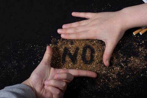 World No Tobacco Day poster for say no smoking concept