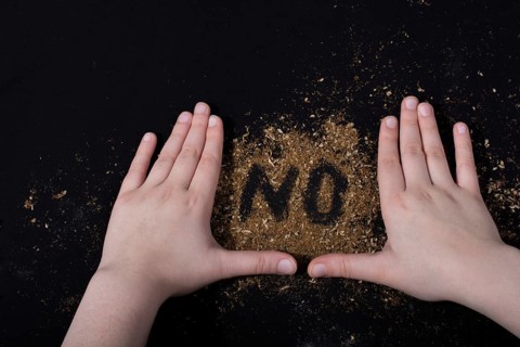 World No Tobacco Day poster for say no smoking concept