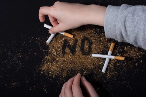 World No Tobacco Day poster for say no smoking concept