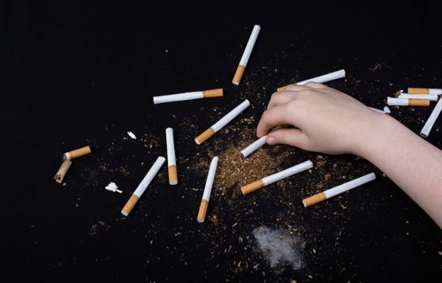 World No Tobacco Day poster for say no smoking concept