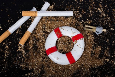 World No Tobacco Day poster for say no smoking concept