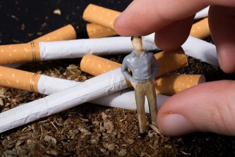 World No Tobacco Day poster for say no smoking concept
