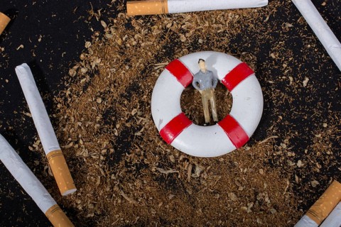 World No Tobacco Day poster for say no smoking concept