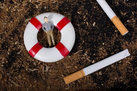 World No Tobacco Day poster for say no smoking concept