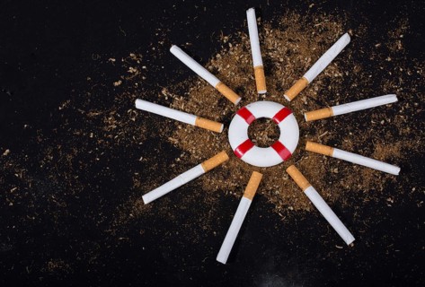 World No Tobacco Day poster for say no smoking concept