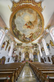 St Martin's Parish Church in Obergünzburg