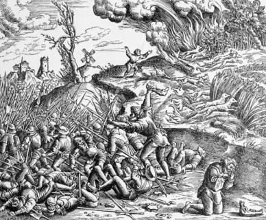 Samson Strikes a Philistine Army
