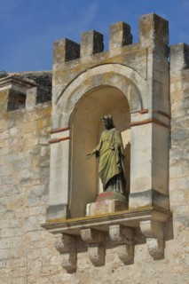 Our Lady with halo