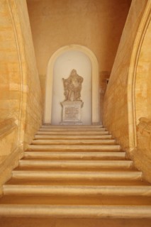 Staircase with monument to Marshal and Herresführer Louis Hector duc de Villars