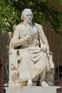 Monument to French composer Jean Étienne Marie in front of the Palais de Justice