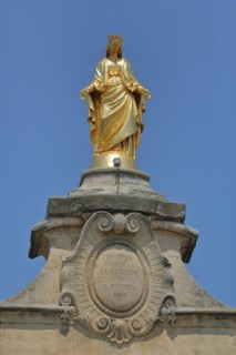 Golden Mother of God at the city gate Porte Saint-Jean Johannistor