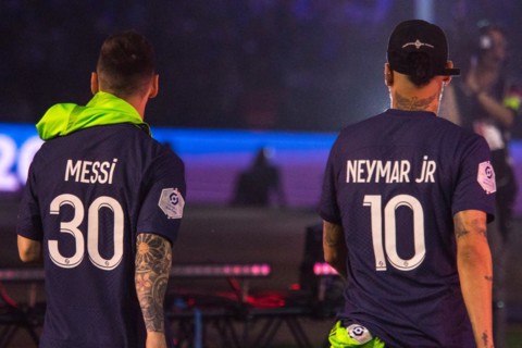 Lionel MESSI and NEYMAR Junior