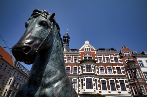 Horse sculpture