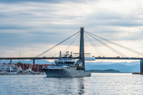 KYSTVAKT W334 Norwegian Coast Guard Patrol Vessel in Stavanger