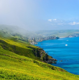Sea Fret over Cliffs